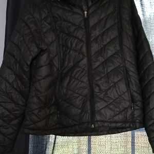 Womens black puffy jacket